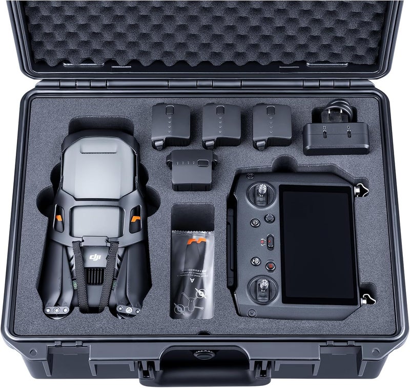 Lykus Titan M350 Waterproof Hard Case for DJI Mavic 3 Pro/Classic, RC Pro and DJI RC Simultaneously, Support RC Lanyard [CASE ONLY] - Image 1